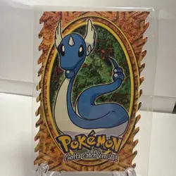 Pokemon Topps 1999 Die Cut Dragonair Card Blue Logo MP - Image 1