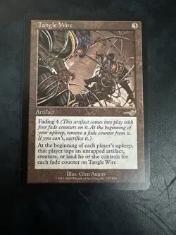 MTG Nemesis Nemesis Tangle Wire LP Magic The Gathering Card - Image 1