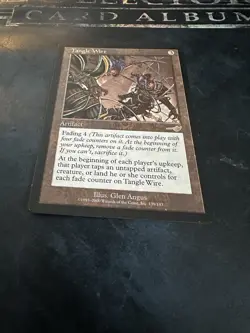 MTG Nemesis Nemesis Tangle Wire LP Magic The Gathering Card - Image 2