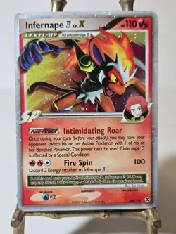 Pokemon Infernape E4 Lv.X 108/111 Rising Rivals Holo Ultra Rare English Card - Image 1
