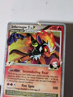 Pokemon Infernape E4 Lv.X 108/111 Rising Rivals Holo Ultra Rare English Card - Image 2