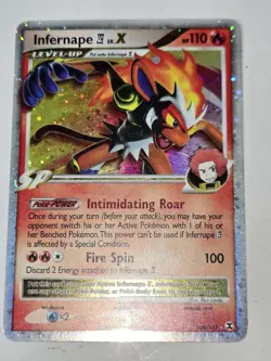 Pokemon Infernape E4 Lv.X 108/111 Rising Rivals Holo Ultra Rare English Card - Image 4