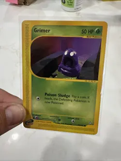 Pokemon TCG Grimer 79/147 Aquapolis E-Series Common Card 2002 Pokemon Card MP - Image 1