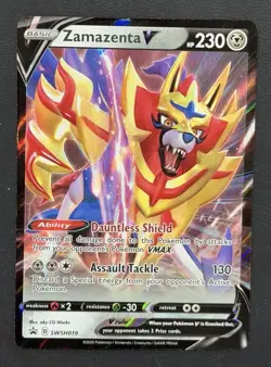 Zamazenta V Holo Promo SWSH: Sword & Shield Promo Cards SWSH019 NM - Image 1