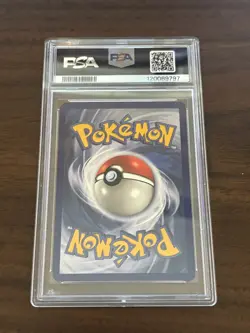 Vintage Pokemon TCG Lapras Fossil Holo Card 10/62 PSA - Image 1