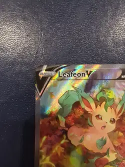 Pokemon TCG Leafeon v Alternate Art Holo Ultra Rare Card Evolving Skies 167/203 - Image 2