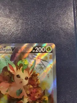 Pokemon TCG Leafeon v Alternate Art Holo Ultra Rare Card Evolving Skies 167/203 - Image 3
