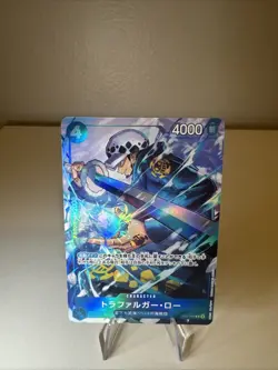 One Piece card Promo OP07-047 R Trafalgar D. Water Law Japanese - Image 1