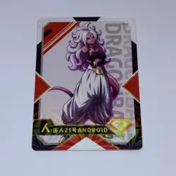 Android 21 - Dragon Ball Trading Card Game SR 6 Rare Holo Foil Art Thick Tc8 - Image 1