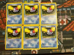 TENTACOOL - 56/62 - Fossil - Pokemon Card (x6) - Common - 💎🔥 Set Of 6 - Image 1
