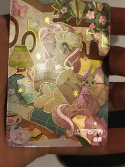 Kayou My little Pony CCG Card HY10-UR-005 Fluttershy Pajamas Mint - Image 5