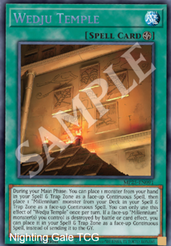 Yugioh! Mega Tins 2025 PREORDER 1x PScR Wedju Temple - Image 1