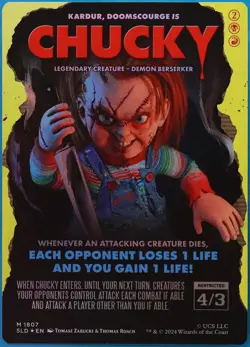 Chucky | Kardur Doomscourge (Secret Lair Promo) FOIL MINT CARD (511910) ABUGames - Image 1
