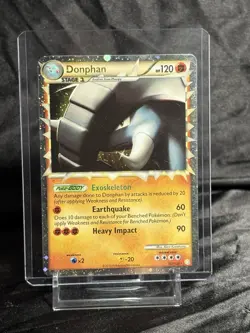 Donphan Prime Holo Card 107/123 MP Condition Pokemon Heart Gold - Image 2