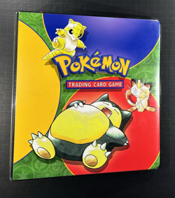 1999 Pokemon Vintage 3-RING BINDER Trading Card Album TCG Ultra Pro WotC Snorlax - Image 1