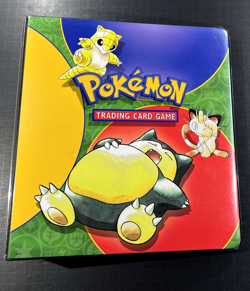 1999 Pokemon Vintage 3-RING BINDER Trading Card Album TCG Ultra Pro WotC Snorlax - Image 2