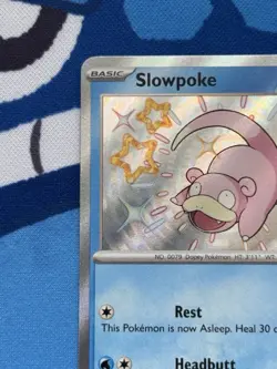 Slowpoke 116/091 - NM condition - Pokemon Scarlet Violet Palawan Fates Holo Card - Image 2