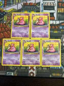 Pokemon TCG Fossil Set Slowbro 43/62 Uncommon Card Vintage WOTC - (x5) 🔥💎 - Image 1