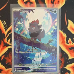 Pokemon Zorua 142/086 Sv: White Flare Holo 70 HP Illustration Rare Basic Card - Image 1