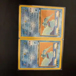 Wooper Slime/Tail Slap 50 HP Pokemon Neo Discovery TCG Card 71/75 – Lot of 2 - Image 1