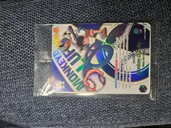 Bandai One Piece CCG Monkey D. Luffy Leader Card EB02-010 Holo Dodgers - Image 1