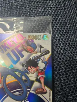 Bandai One Piece CCG Monkey D. Luffy Leader Card EB02-010 Holo Dodgers - Image 4