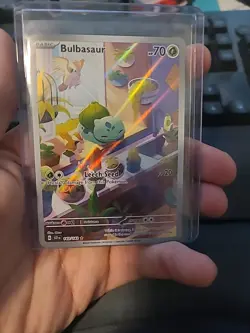 Bulbasaur Stellar Crown Holo Illustration Rare Card 143/142 RAW/UNGRADED - Image 1