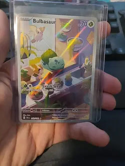 Bulbasaur Stellar Crown Holo Illustration Rare Card 143/142 RAW/UNGRADED - Image 2