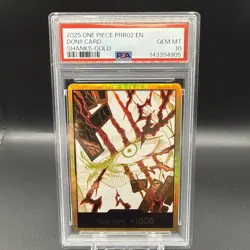 DON!! Card (Shanks) (Gold) Premium Booster -The Best- Vol. 2 Foil PSA 10 - Image 1