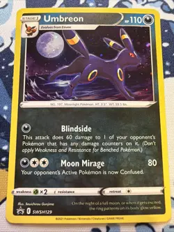 Umbreon SWSH129 SWSH: Sword & Shield Promo Cards Holo LP+ - Image 1
