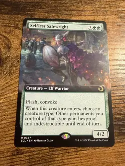 MTG Lorwyn Eclipsed EXTENDED ART Selfless Safewright - Image 1