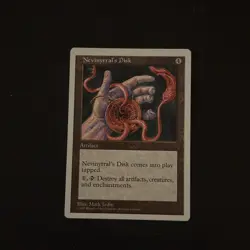 Magic The Gathering Fifth Edition Nevinyrral's Disk Lightly played - Image 1