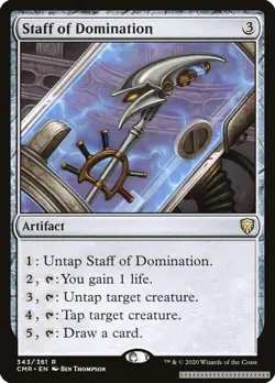 Staff of Domination - 343 - Commander Legends - NM - Normal - Image 1