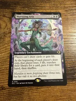 MTG Lorwyn Eclipsed EXTENDED ART Mornsong Aria - Image 1