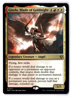 Gisela, Blade Goldnight NM* Commander: Murders Karlov Manor 0211 mtg -UnltdCards - Image 1