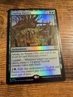 MTG Lorwyn Eclipsed FOIL Sapling Nursery - Image 1