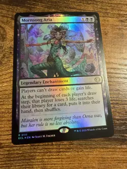 MTG Lorwyn Eclipsed FOIL Mornsong Aria - Image 1