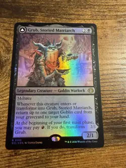 MTG Lorwyn Eclipsed FOIL Grub Storied Matriarch Notorious Auntie - Image 1