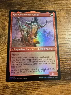 MTG Lorwyn Eclipsed FOIL Grub Storied Matriarch Notorious Auntie - Image 2