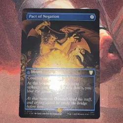 Pact Of Negation X1 Mtg Lord Of The Rings Nm Foil Borderless - Image 1