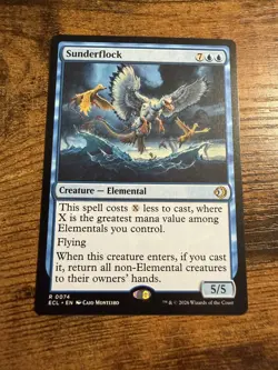 MTG Magic The Gathering Lorwyn Eclipsed Sunderflock - Image 1