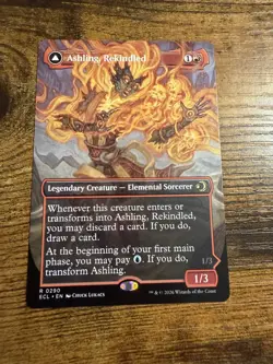 MTG Lorwyn Eclipsed BORDERLESS Ashling Rekindled Ashling Rimebound - Image 1