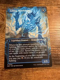 MTG Lorwyn Eclipsed BORDERLESS Ashling Rekindled Ashling Rimebound - Image 2