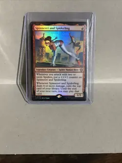 MTG Spinneret and Spiderling Marvel's Spider-Man Foil - Image 1