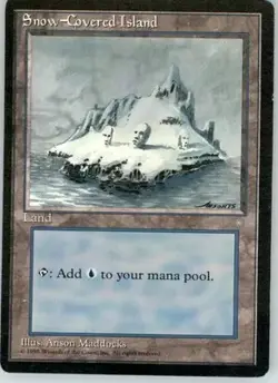 Snow-Covered Island - Ice Age - 348 - LP - Image 1