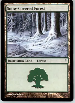 Snow-Covered Forest - Coldsnap - 155 - Normal LP - Image 1