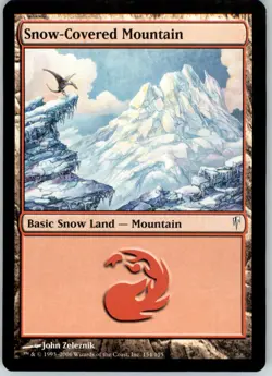 Snow-Covered Mountain - Coldsnap - 154 - Normal LP - Image 1