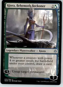 Kiora, Behemoth Beckoner - War of the Spark - LP - 232 - Image 1