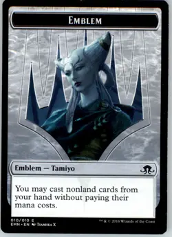 Emblem - Tamiyo, Field Researcher - Eldritch Moon - 10 - LP - Image 1