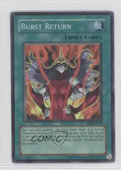Super Rare - Burst Return Unlimited YuGiOh Duelist Pack: Jaden Yuki #DP1-EN022 - Image 1